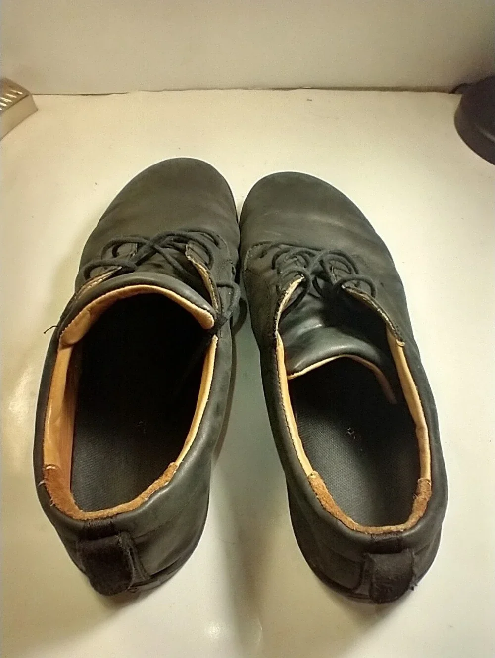 Xero Glenn Dress Black Leather Barefoot Casual Shoes Men's sz 12.